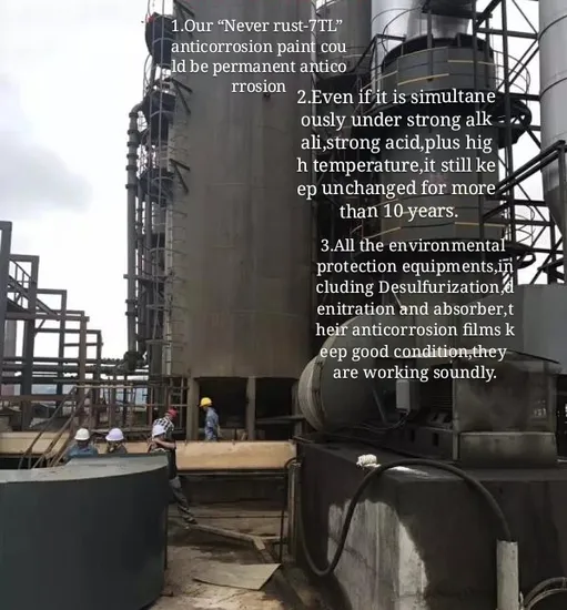 Simple Construction Convenient Maintenance Humidity and Dustdesulfurization Exhaust Gas Chimney Paint Coating Expo Industrial Heavy Duty Challenges of Anti