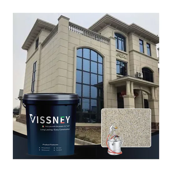 Hot Sale Product Granite Stone Cement Weather Resistance Spray Paint Wall Coating Construction Materials 