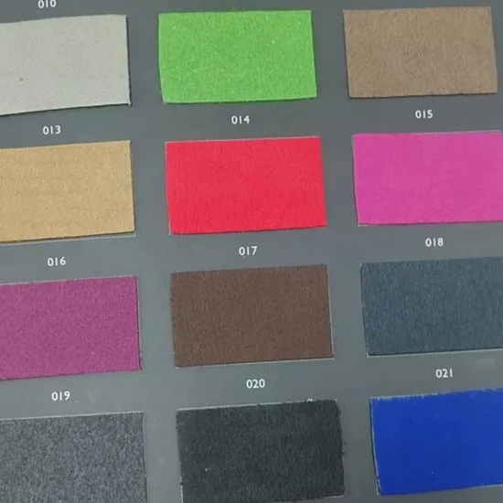 Only Focus Dope Dyed Solution Dye Non Woven Microfiber Suede Fabric Synthetic Leather 