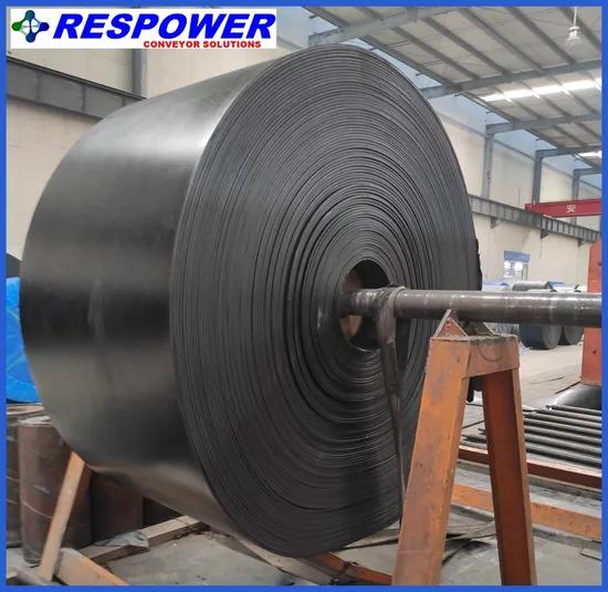 Industrial Cold / Heat / Fire Resistant Rubber Conveyor Belt for Mining Stone Work 